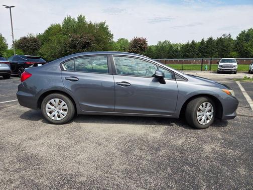 Gray 2012 Honda Civic LX