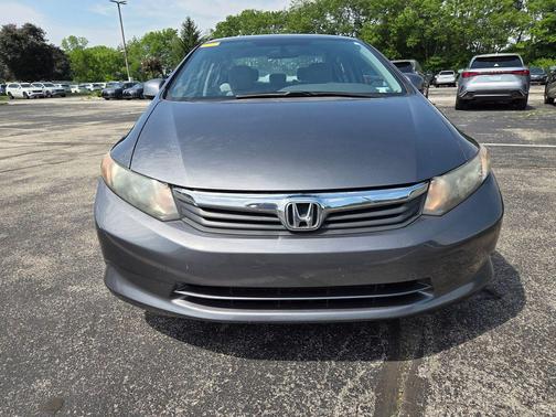 Gray 2012 Honda Civic LX