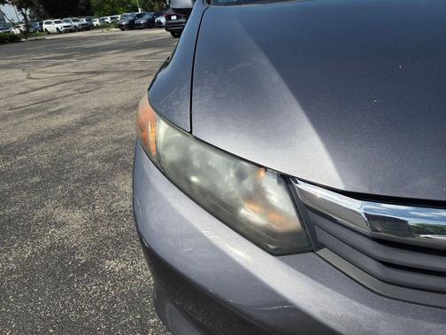 Gray 2012 Honda Civic LX
