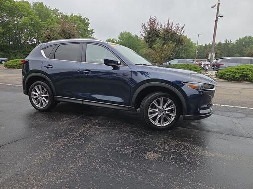 Deep Crystal Blue Mica 2021 Mazda CX-5 Grand Touring Reserve
