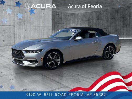 Iconic Silver Metallic 2024 Ford Mustang EcoBoost Premium