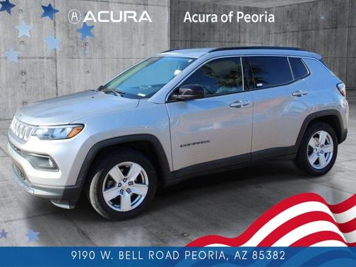 Billet Silver Metallic Clearcoat 2022 Jeep Compass Latitude