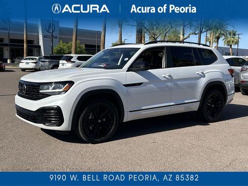Pure White 2023 Volkswagen Atlas 3.6L SEL