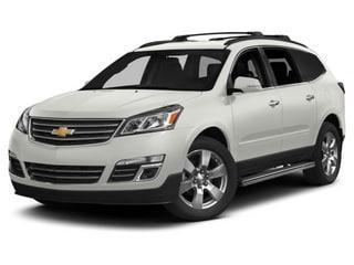 White Diamond Clearcoat 2014 Chevrolet Traverse LTZ