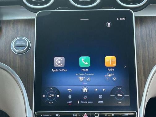 Moonlight White Met 2025 Mercedes-Benz C-Class C 300 4MATIC
