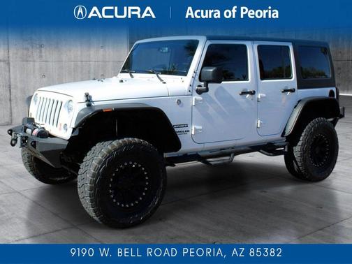 Bright White Clearcoat 2016 Jeep Wrangler Unlimited Sport