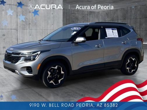 Steel Gray 2024 Kia Seltos EX
