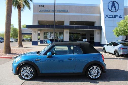 Island Blue Metallic 2024 MINI Convertible Cooper S