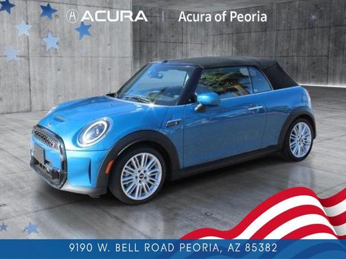 Island Blue Metallic 2024 MINI Convertible Cooper S