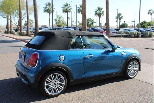 Island Blue Metallic 2024 MINI Convertible Cooper S