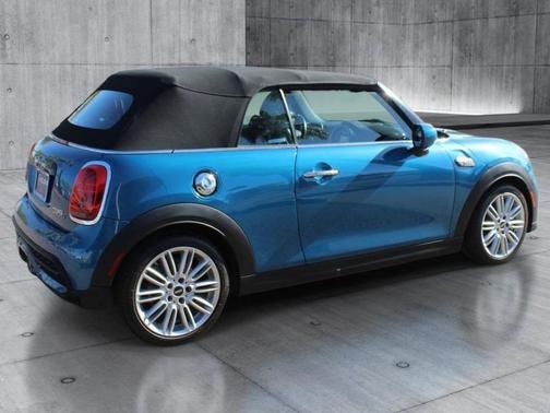 Island Blue Metallic 2024 MINI Convertible Cooper S