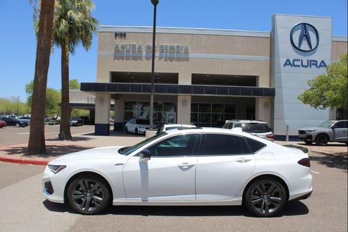 Platinum White Pearl 2023 Acura TLX A-Spec