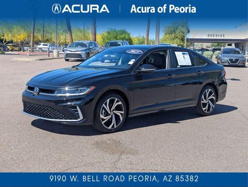 Deep Black Pearl 2025 Volkswagen Jetta 1.5T SEL