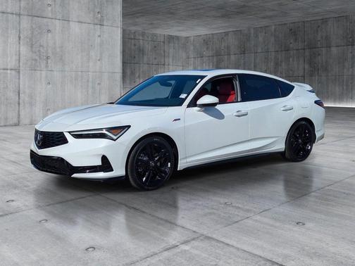 Platinum White Pearl 2026 Acura Integra FWD A-Spec