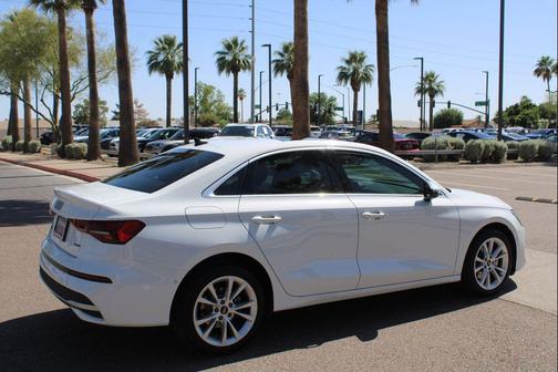 Glacier White Metallic 2025 Audi A3 Premium