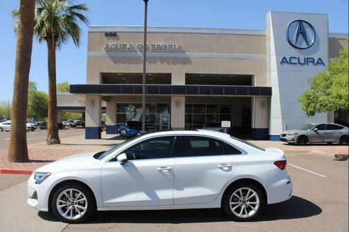 Glacier White Metallic 2025 Audi A3 Premium