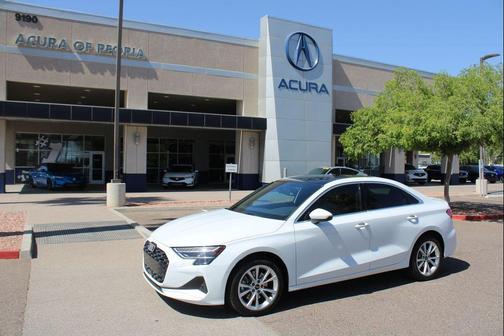 Glacier White Metallic 2025 Audi A3 Premium