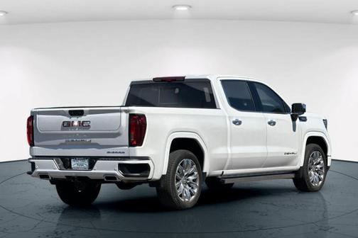 White Frost Tri-Coat 2025 GMC Sierra 1500 Denali