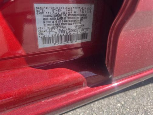 Scarlet Ember Tintcoat 2023 Nissan Sentra SV