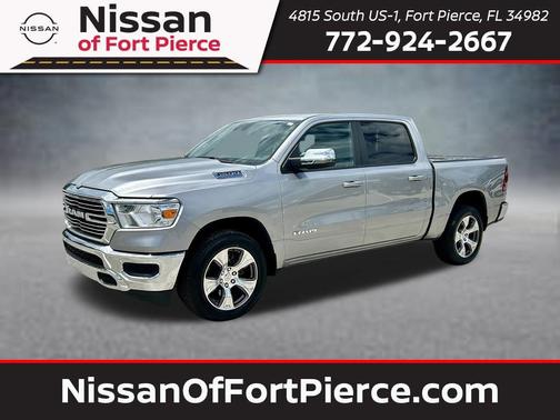 Billet Silver Metallic Clearcoat 2024 RAM 1500 Laramie