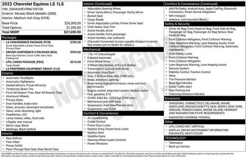 2022 Chevrolet Equinox LS