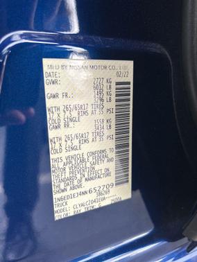 2022 Nissan Frontier SV