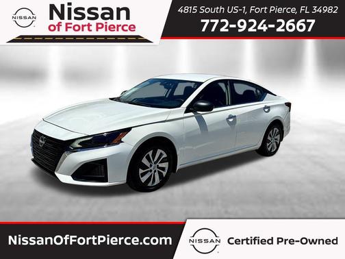 Glacier White 2025 Nissan Altima S FWD
