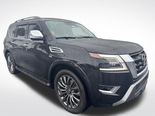 Super Black 2021 Nissan Armada Platinum 4WD