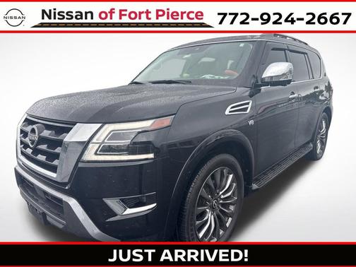 Super Black 2021 Nissan Armada Platinum 4WD