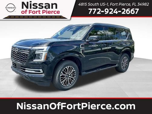 Super Black 2026 Nissan Armada Platinum