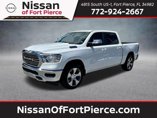 Bright White Clearcoat 2024 RAM 1500 Laramie