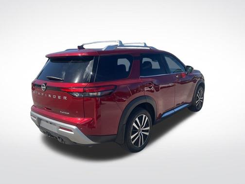 Scarlet Ember Tintcoat 2025 Nissan Pathfinder Platinum FWD