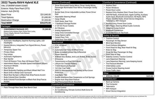 2022 Toyota RAV4 Hybrid XLE