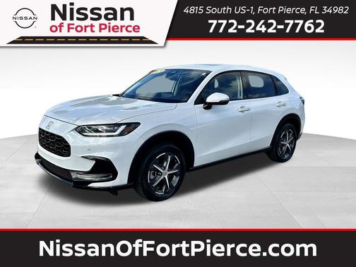 Platinum White Pearl 2023 Honda HR-V EX-L