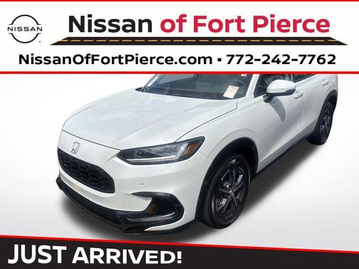 Platinum White Pearl 2023 Honda HR-V EX-L