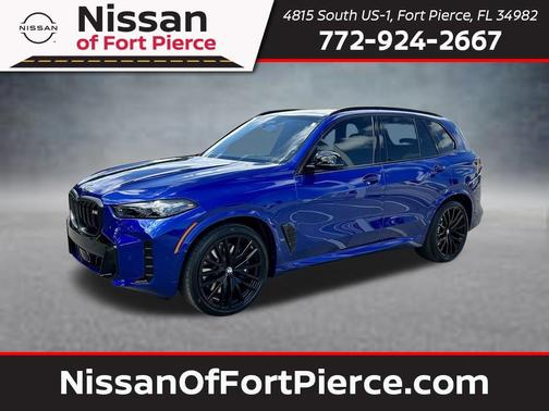 Marina Bay Blue Metallic 2026 BMW X5 M60i