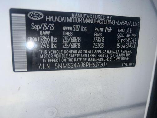 2023 Hyundai SANTA FE SEL 2.4
