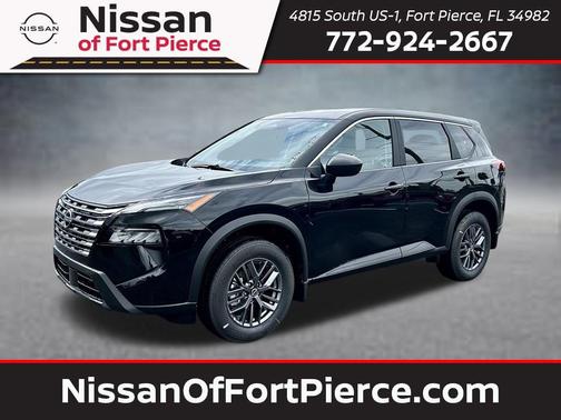 Super Black 2025 Nissan Rogue S
