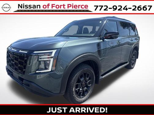 Alpine Metallic/Super Black 2025 Nissan Armada PRO-4X 4WD
