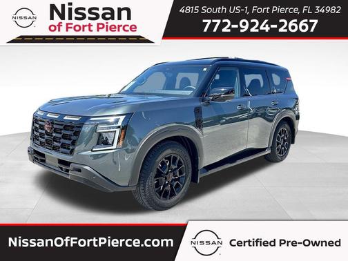 Alpine Metallic/Super Black 2025 Nissan Armada PRO-4X 4WD