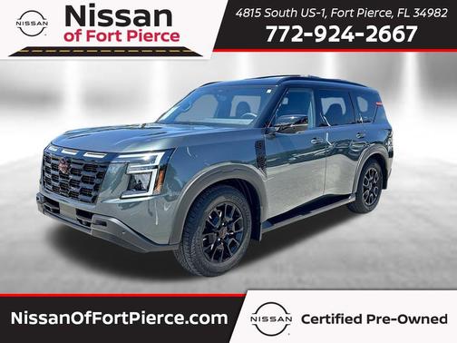 Alpine Metallic/Super Black 2025 Nissan Armada PRO-4X 4WD