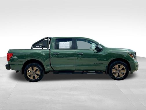 Tactical Green Metallic 2024 Nissan Titan SV