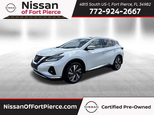 Pearl White Tricoat 2024 Nissan Murano SL FWD