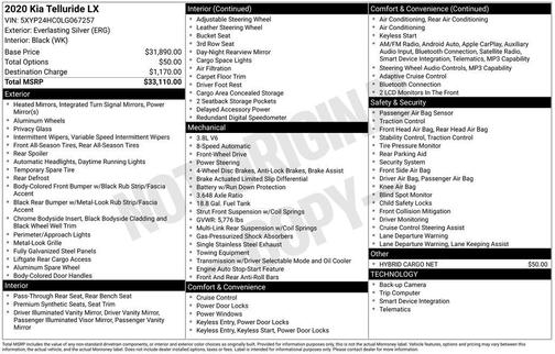 2020 Kia Telluride LX