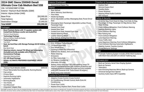 2024 GMC Sierra 2500 Denali Ultimate