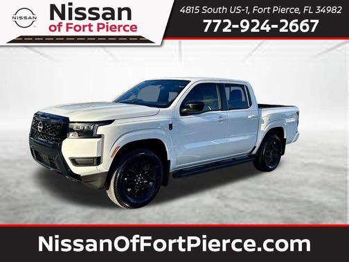 Glacier White 2026 Nissan Frontier SV