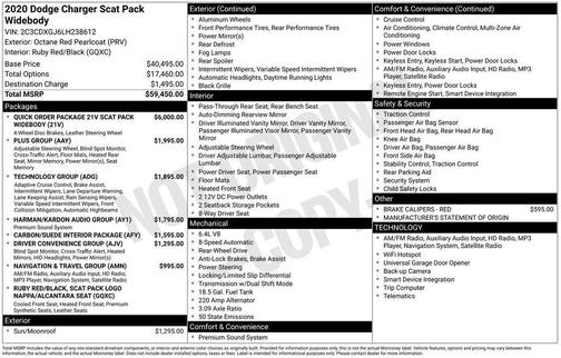 2020 Dodge Charger R/T Scat Pack