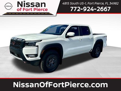 Glacier White 2026 Nissan Frontier PRO-X