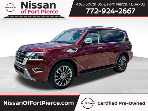 Coulis Red Pearl 2024 Nissan Armada Platinum 4WD