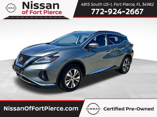 Gun Metallic 2023 Nissan Murano SV Intelligent AWD